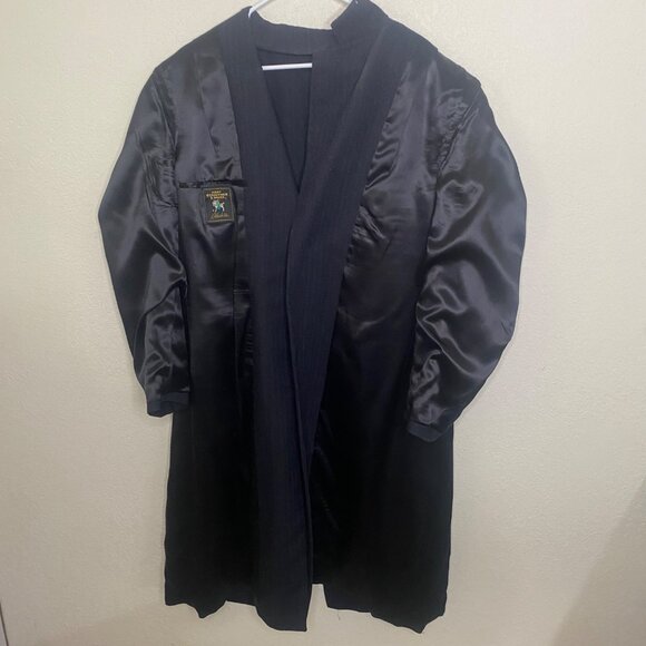 Hart Schaffner &‎ Marx Rothschild Long Wool Coat Mens Size 48 in Chest  Overcoat - Picture 8 of 14